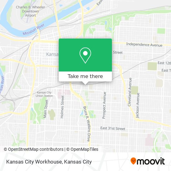 Kansas City Workhouse map