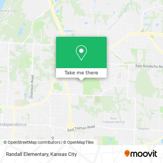 Randall Elementary map