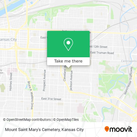 Mount Saint Mary's Cemetery map