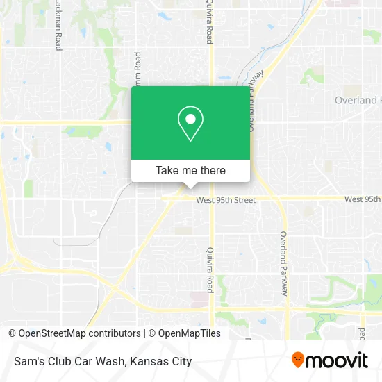 Sam's Club Car Wash map