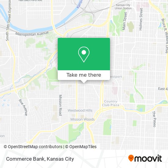 Commerce Bank map