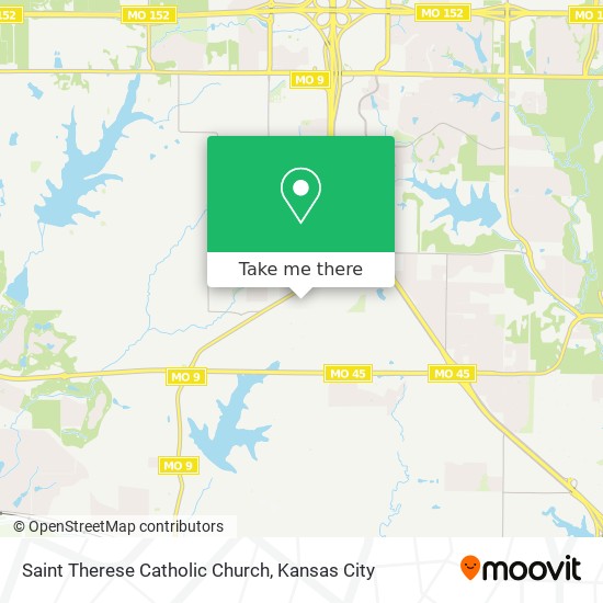 Saint Therese Catholic Church map