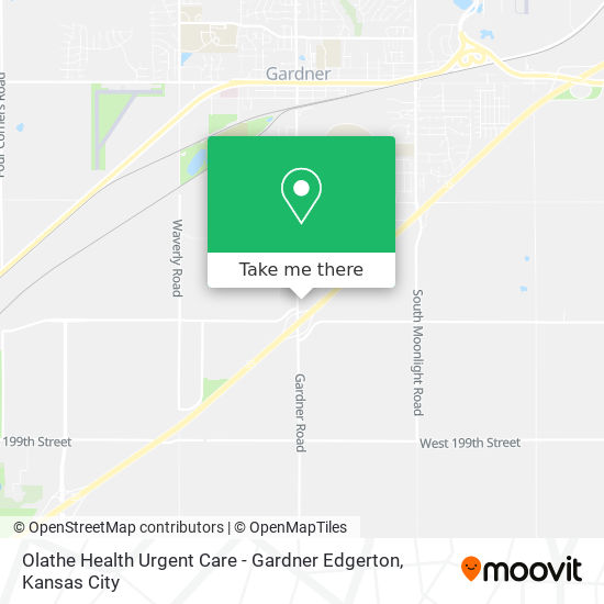 Mapa de Olathe Health Urgent Care - Gardner Edgerton
