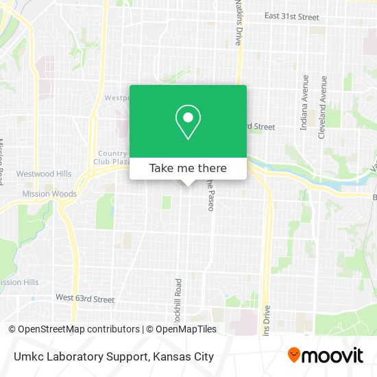 Umkc Laboratory Support map