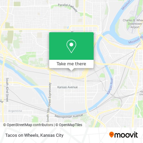 Tacos on Wheels map