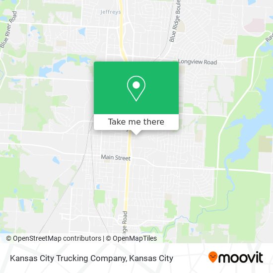 Kansas City Trucking Company map