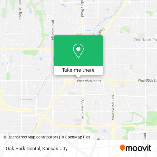 Oak Park Dental map