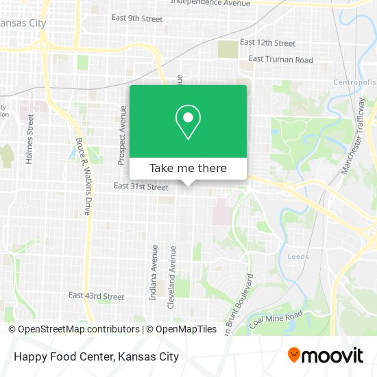 Mapa de Happy Food Center