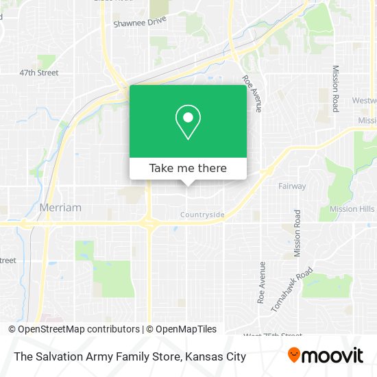 The Salvation Army Family Store map