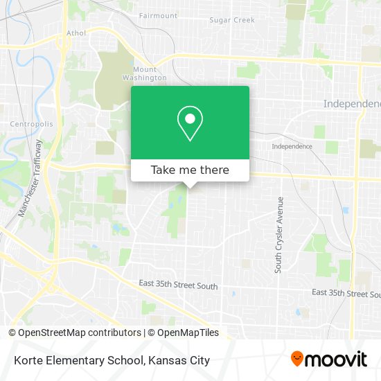 Mapa de Korte Elementary School