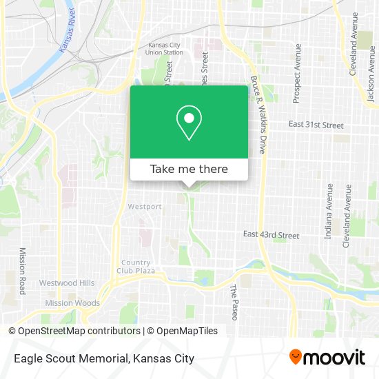 Eagle Scout Memorial map