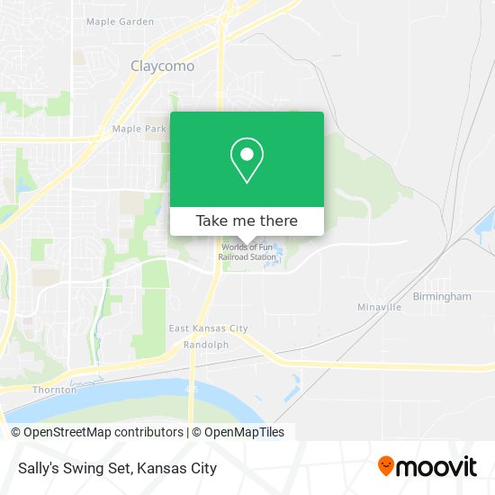 Sally's Swing Set map