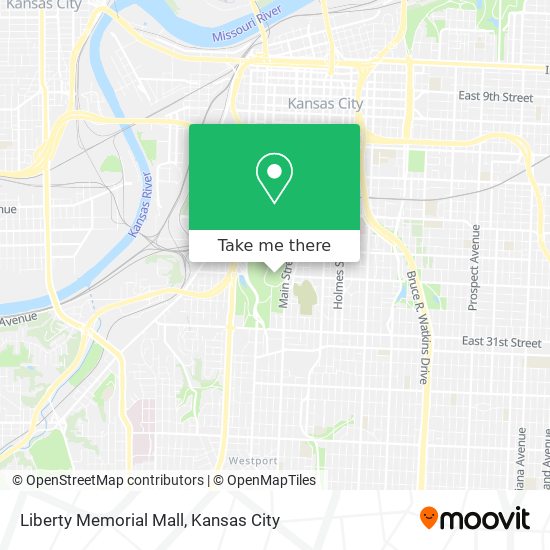 Liberty Memorial Mall map