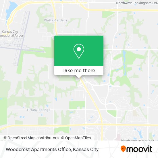 Mapa de Woodcrest Apartments Office