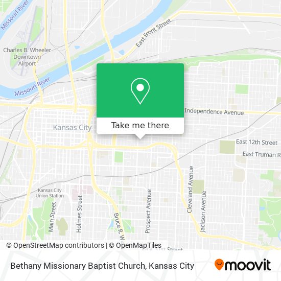 Bethany Missionary Baptist Church map