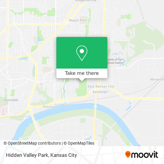 Mapa de Hidden Valley Park