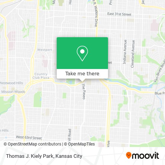 Mapa de Thomas J. Kiely Park