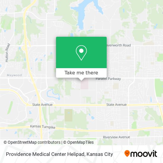 Mapa de Providence Medical Center Helipad