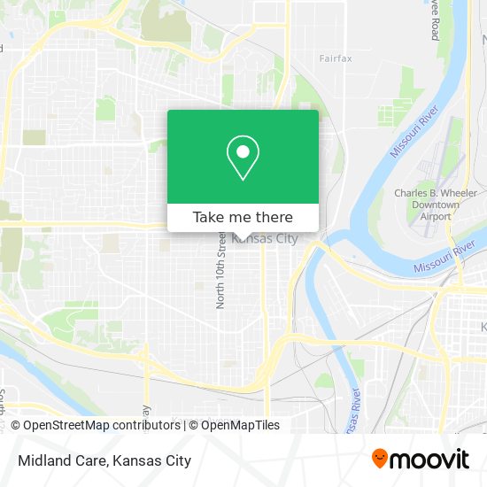 Midland Care map