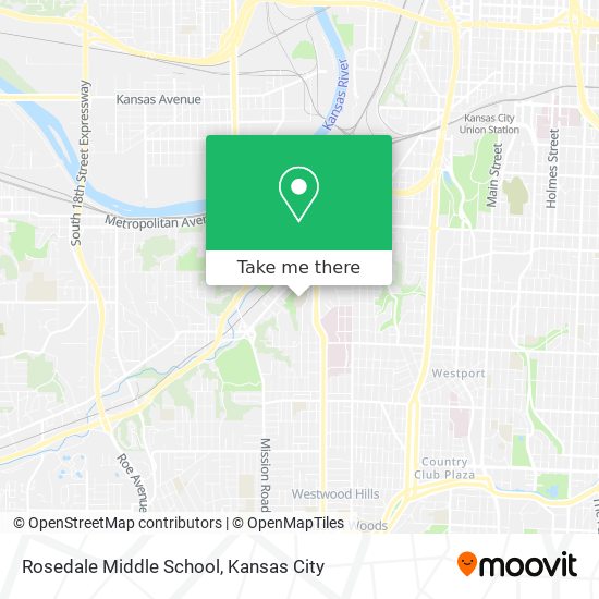 Rosedale Middle School map