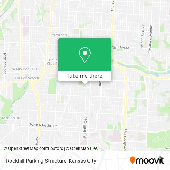 Mapa de Rockhill Parking Structure