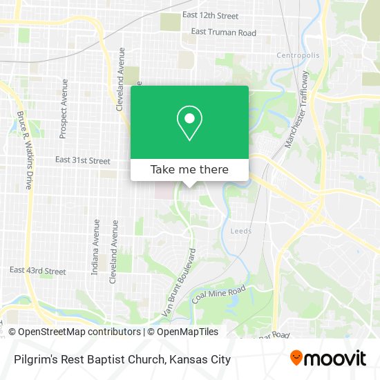 Pilgrim's Rest Baptist Church map