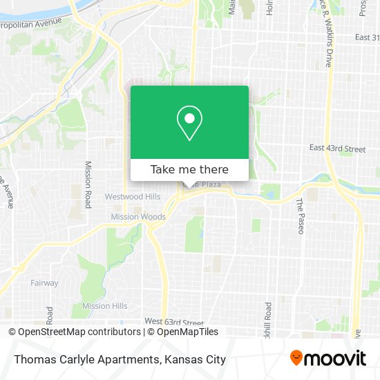 Thomas Carlyle Apartments map