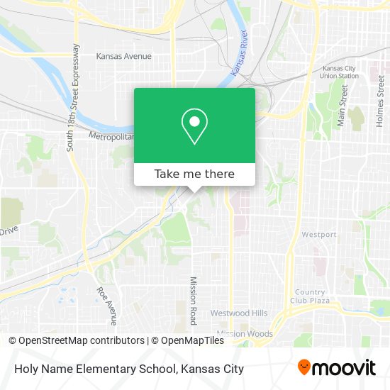 Holy Name Elementary School map