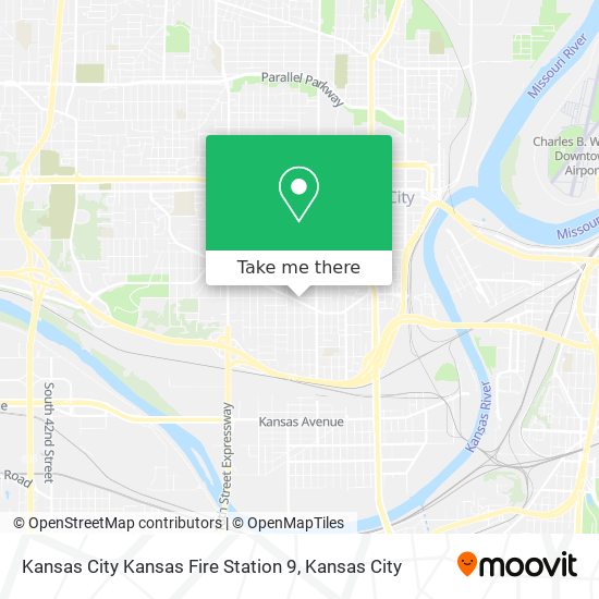 Mapa de Kansas City Kansas Fire Station 9