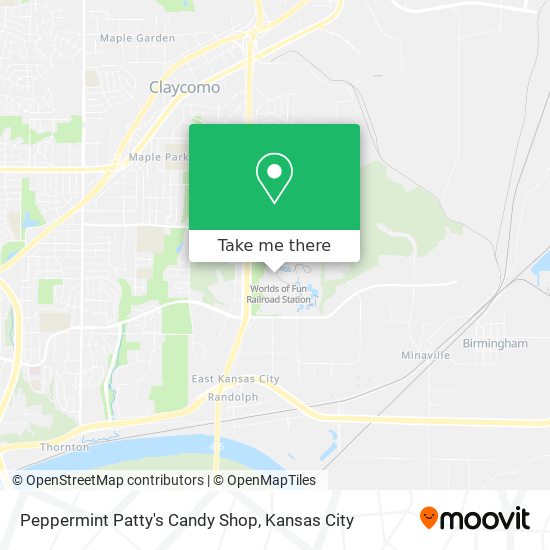 Peppermint Patty's Candy Shop map