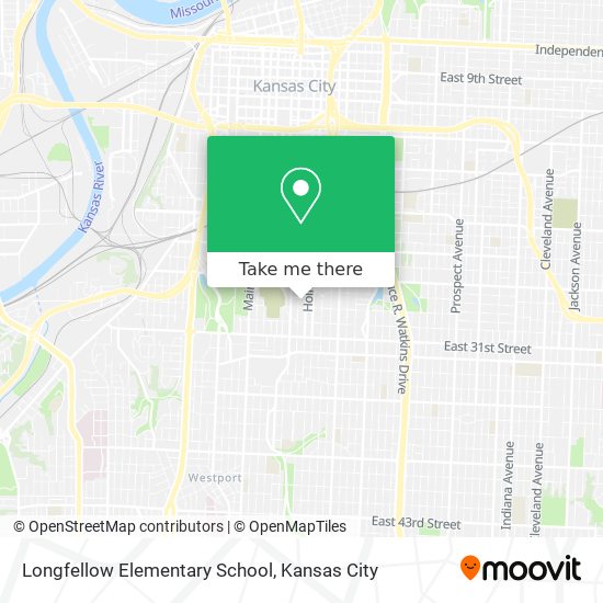 Longfellow Elementary School map