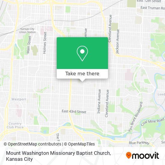 Mount Washington Missionary Baptist Church map