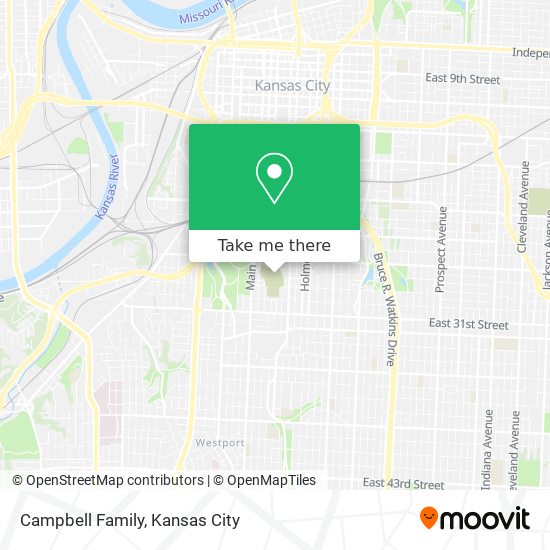 Campbell Family map