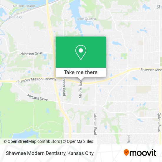 Shawnee Modern Dentistry map