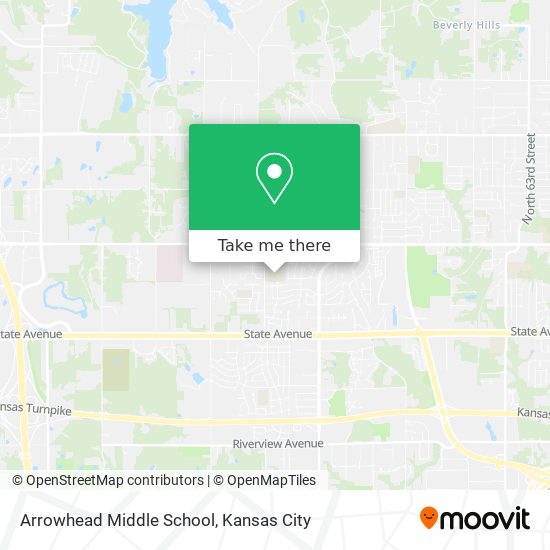 Arrowhead Middle School map