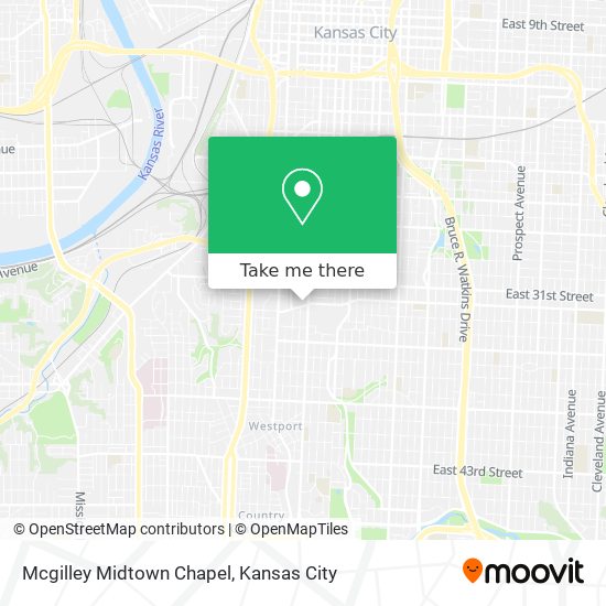 Mcgilley Midtown Chapel map