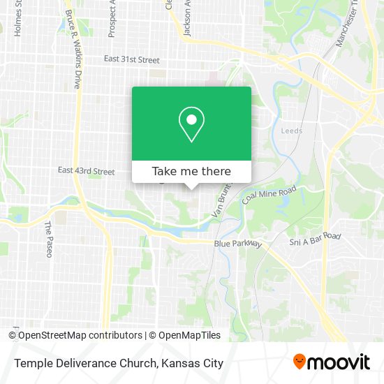 Mapa de Temple Deliverance Church