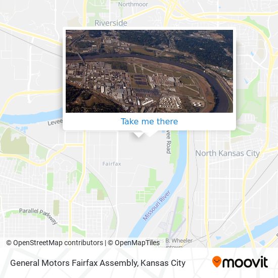 General Motors Fairfax Assembly map