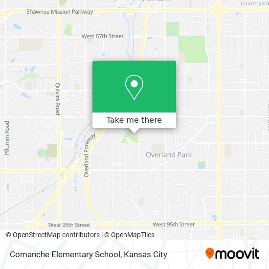 Comanche Elementary School map