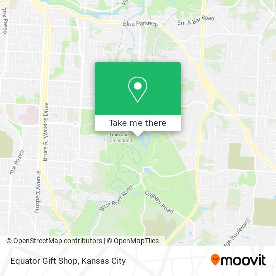 Equator Gift Shop map