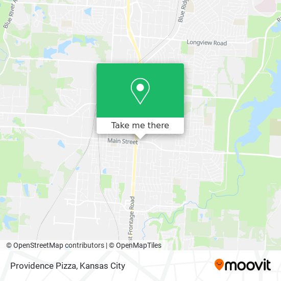 Mapa de Providence Pizza