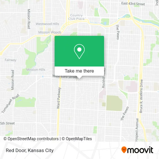 Red Door map