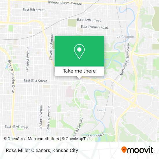 Ross Miller Cleaners map