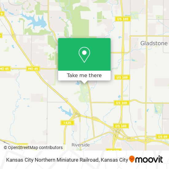 Kansas City Northern Miniature Railroad map
