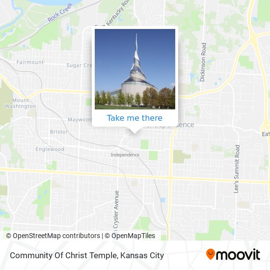 Mapa de Community Of Christ Temple