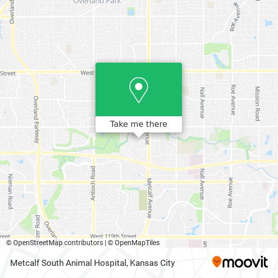 Metcalf South Animal Hospital map