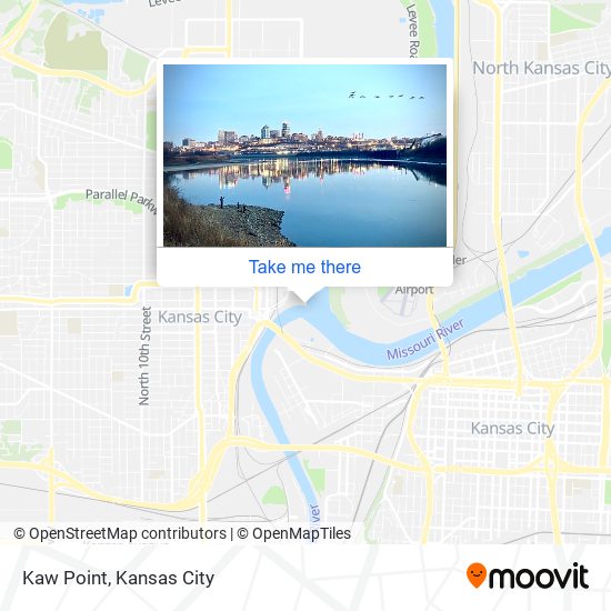 Kaw Point map