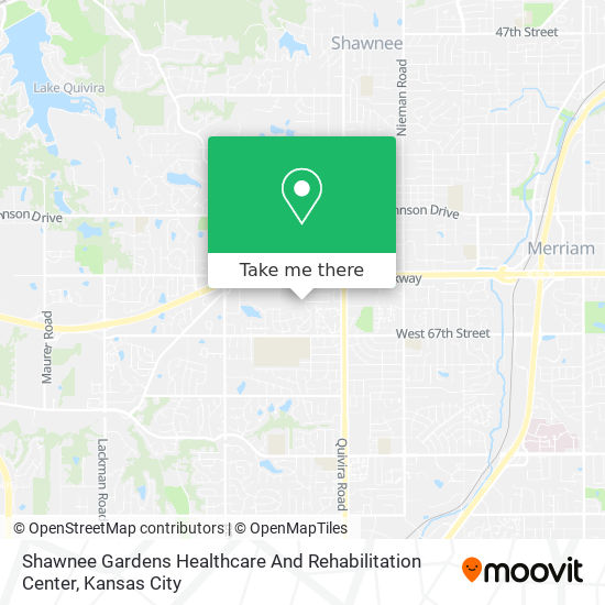 Shawnee Gardens Healthcare And Rehabilitation Center map