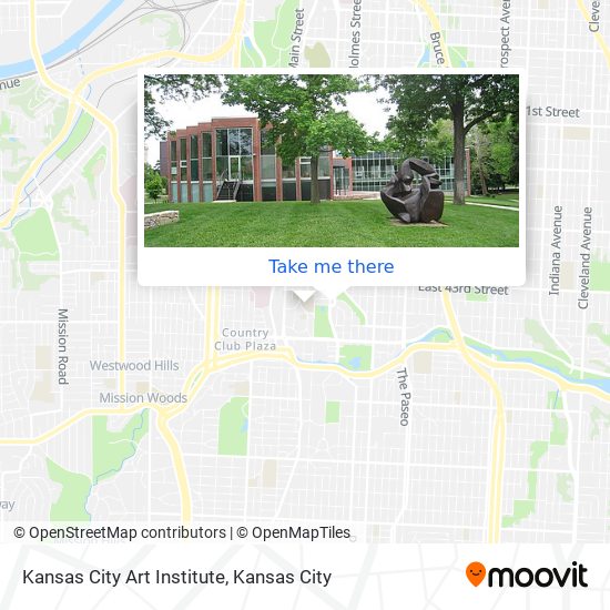 Kansas City Art Institute map