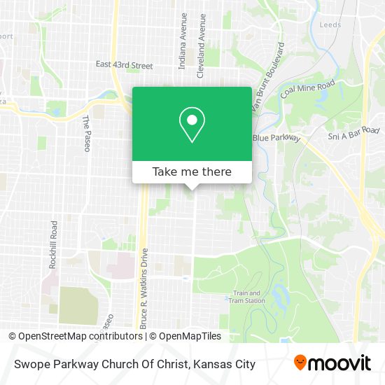 Mapa de Swope Parkway Church Of Christ